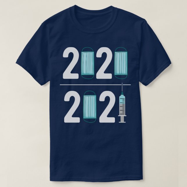 Vaccination 2021 t shirt (Design framsida)