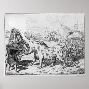 Vaccination, utgiven av J.L. Stuart, 1802 Poster