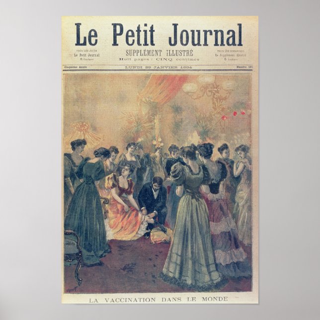 Vaccination vid kvällsmottagning poster (Framsidan)