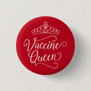 Vaccine Queen Knapp Röd