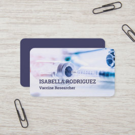 Vaccine Researcher Visitkort