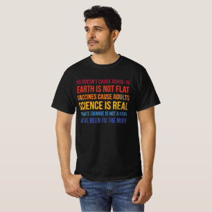 Vacciner och vetenskapen Klimatförändringen är T Shirt