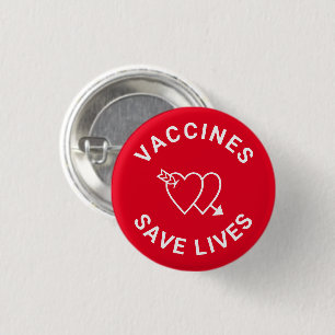 Vacciner spara lever röda vita hjärtan söta kna knapp