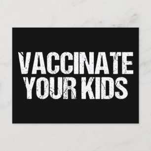 Vaccinera dina barn Pro - vaccin Medicinskt Vykort