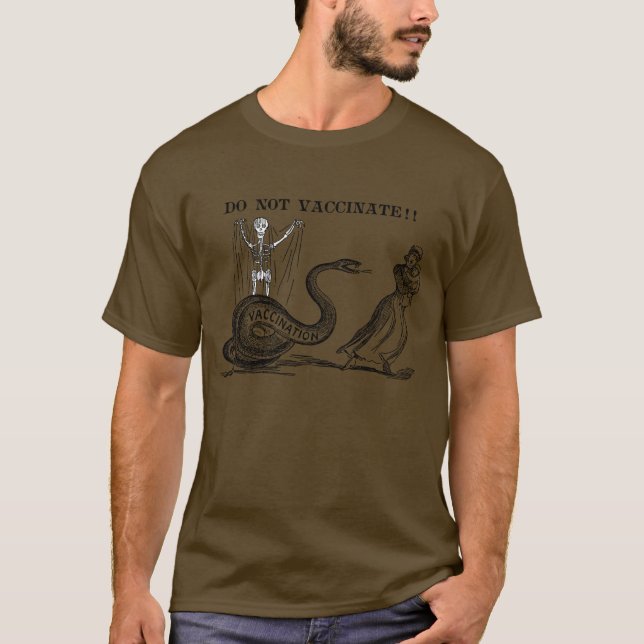 Vaccinera inte! tee (Framsida)