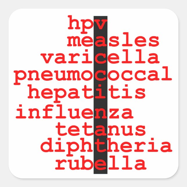 Vaccinera klistermärken (Framsida)