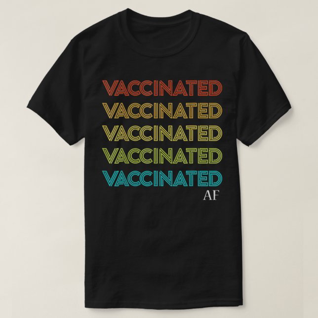 vaccinerad af t shirt (Design framsida)