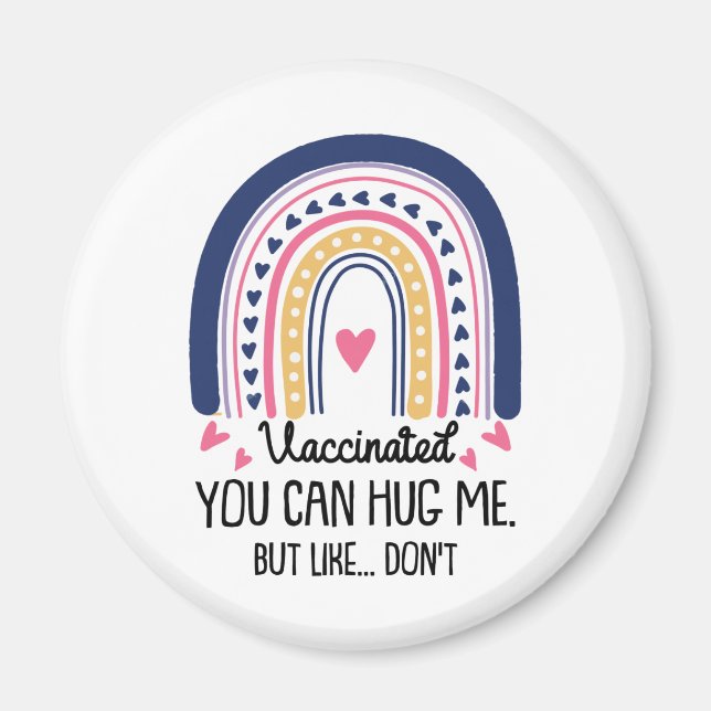 Vaccinerad, du kan hugga mig, men som... Don't Boh Magnet (Framsidan)