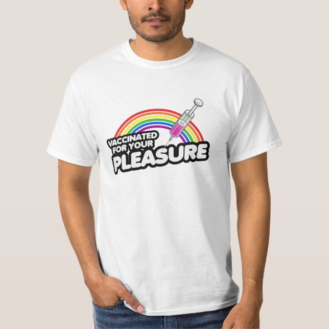 VACCINERAD FÖR DIN NJUTNING T SHIRT (Framsida)