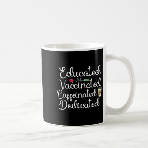 Vaccinerad från Humor Graphic Joke Note Nurse Co Kaffemugg