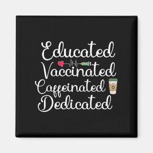 Vaccinerad från Humor Graphic Joke Note Nurse Co Magnet