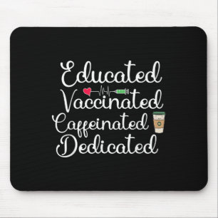 Vaccinerad från Humor Graphic Joke Note Nurse Co Musmatta