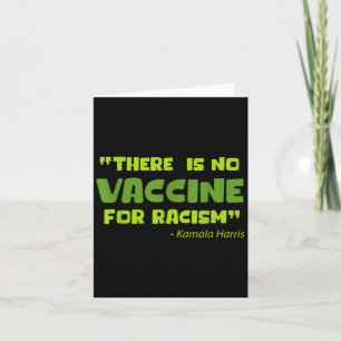 Vaccinerad Funny Humor Graphic Kamala Harris Quote Kort