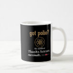 Vaccinerad Humor Graphic Citote Science Polio Kaffemugg<br><div class="desc">Vaccinerad Humor Graphic Citote Science Polio</div>