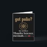 Vaccinerad Humor Graphic Citote Science Polio Kort<br><div class="desc">Vaccinerad Humor Graphic Citote Science Polio</div>