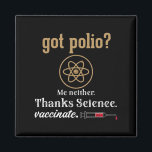 Vaccinerad Humor Graphic Citote Science Polio Magnet<br><div class="desc">Vaccinerad Humor Graphic Citote Science Polio</div>