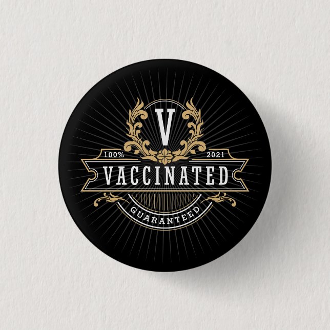 Vaccinerad knapp | Regal Emblem | VAX'd (Framsida)