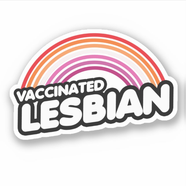 VACCINERAD LESBISK KLISTERMÄRKEN (Framsida)