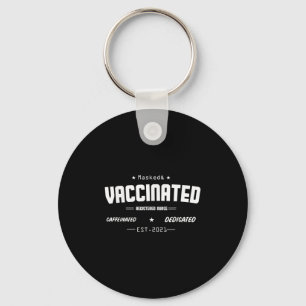Vaccinerad nuny Humor-grafik, citat som registrera Nyckelring