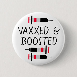 Vaccinerad och boostrad, Covid Vax-knapp Knapp