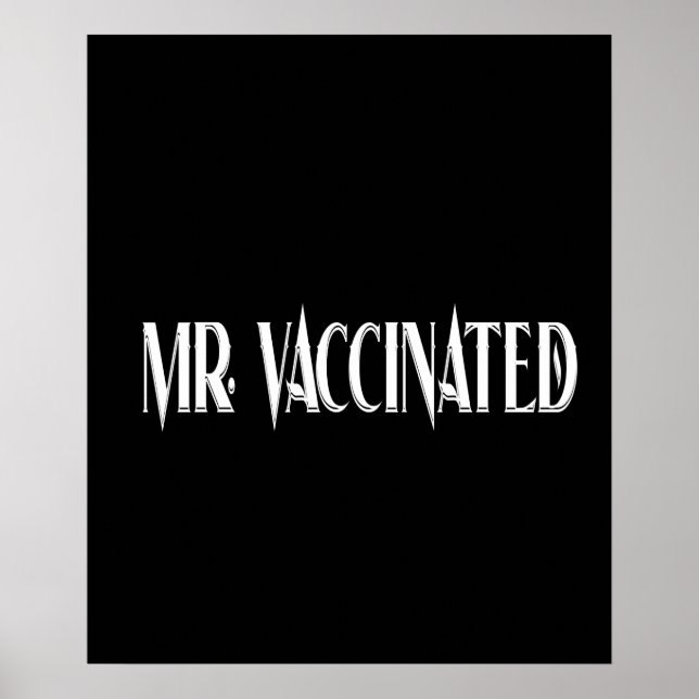 Vaccinerad Poster (Framsidan)