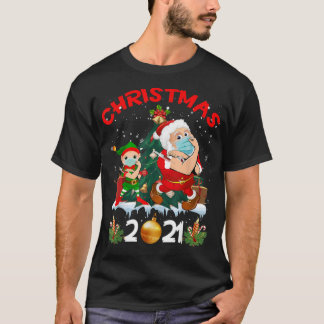 Vaccinerad Santa Elf Vaccinationsåret Chris T Shirt