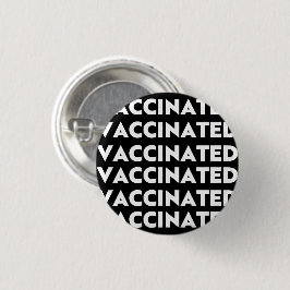 Vaccinerad, svart, vit, modern knapp i mönster