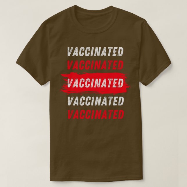Vaccinerad T Shirt (Design framsida)