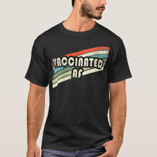 Vaccinerade kvinnor AF Funny Retro VNeck T Shirt