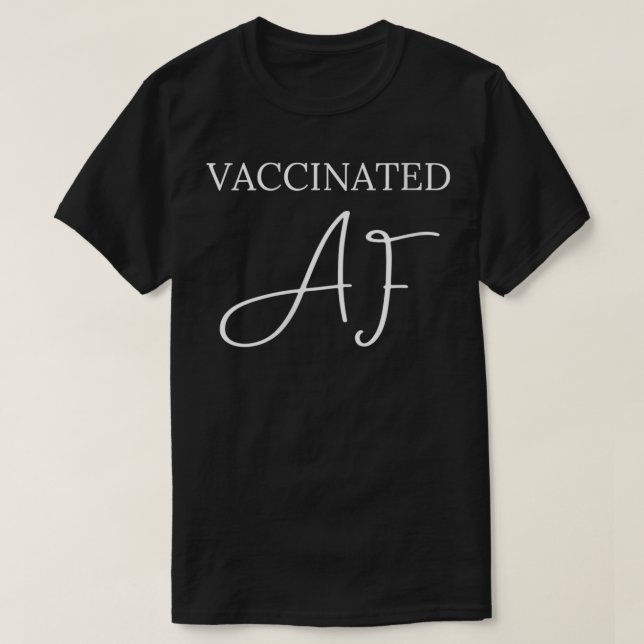Vaccinerade kvinnor AF VNeck  T Shirt (Design framsida)
