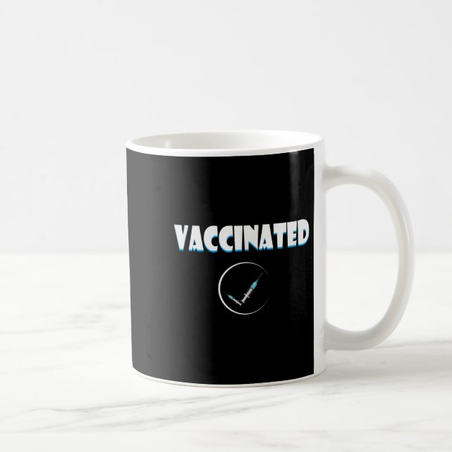 Vaccinerat från Lusnyj Humor-grafik, citat, vaccin Kaffemugg (Höger)