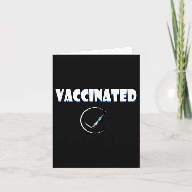 Vaccinerat från Lusnyj Humor-grafik, citat, vaccin Kort (Framsida)