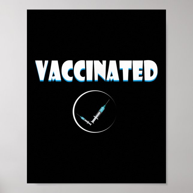 Vaccinerat från Lusnyj Humor-grafik, citat, vaccin Poster (Framsidan)