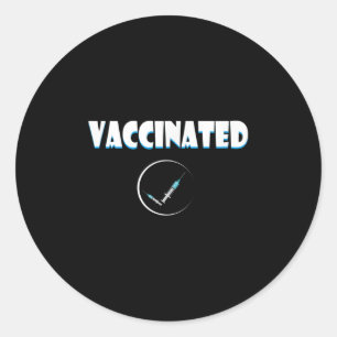 Vaccinerat från Lusnyj Humor-grafik, citat, vaccin Runt Klistermärke
