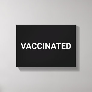 Vaccinerat kanvastryck, svart vitt anpassade canvastryck