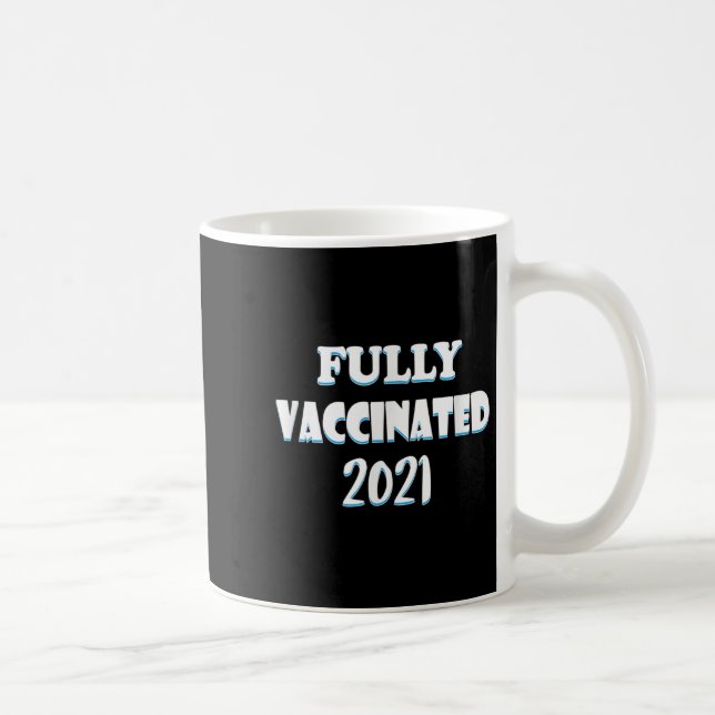 Vaccinerat Lusnygt Graphic Quote Pro vaccinerat 20 Kaffemugg (Höger)