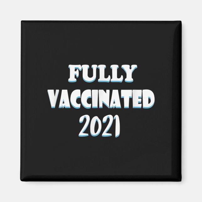 Vaccinerat Lusnygt Graphic Quote Pro vaccinerat 20 Magnet (Framsidan)