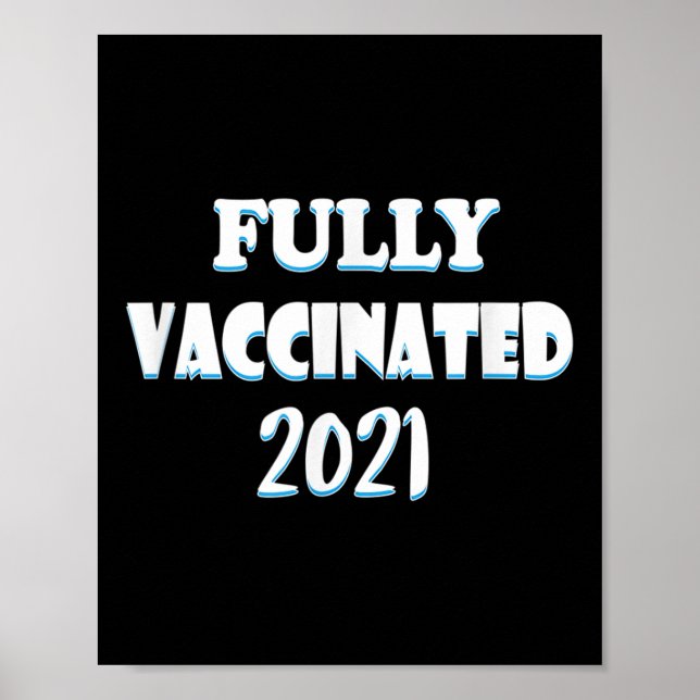 Vaccinerat Lusnygt Graphic Quote Pro vaccinerat 20 Poster (Framsidan)