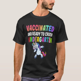 Vaccinerat och Redo för att krossa Kindergarten Da T Shirt