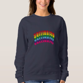 Vaccinerat pride lgbt lgbtq gay kurved t shirt