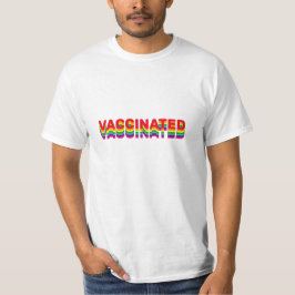 Vaccinerat pride lgbt lgbtq gay queer rainbow t shirt