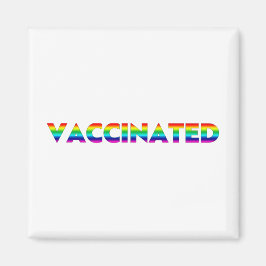 Vaccinerat pride lgbt lgbtq gay rainbow färg magnet