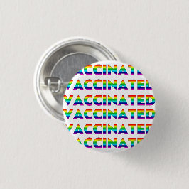 Vaccinerat, Pride lgbt lgbtq gay rainbow mönster Knapp