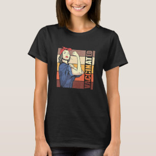 Vaccinerat Pro Vaccin som inte är rosie i Riveter- T Shirt