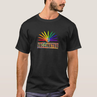Vaccinerat regnbåge - fullständigt vaccinerat 2021 t shirt