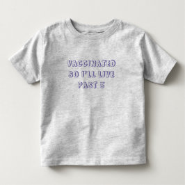 Vaccinerat så ska jag levande förflutna fem t shirt