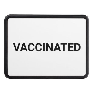 Vaccinerat, svart, vitt anpassade dragkroksskydd