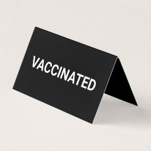Vaccinerat, svart vitt anpassade, vikt kort