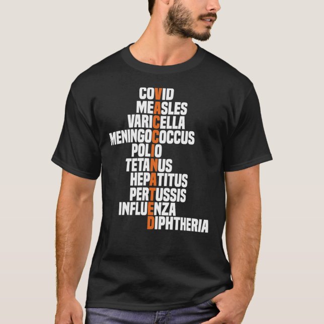 Vaccinerat - Vaccin - Pro Vacciner - Nurse Funny  T Shirt (Framsida)