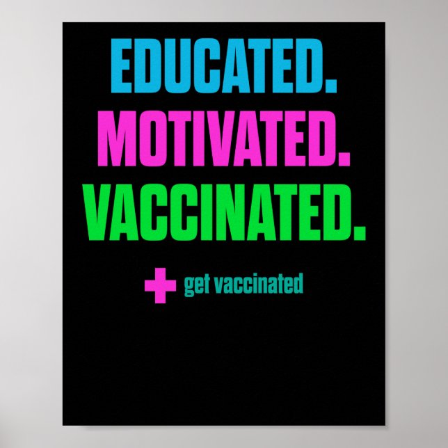 Vaccinerat vaccin Pro Vaccinering Vaccineras Poster (Framsidan)
